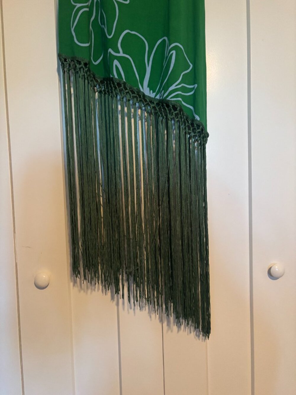 Celandine Asymmetrical Fringed T- Shirt Dress - NWT - Picture 4 of 7